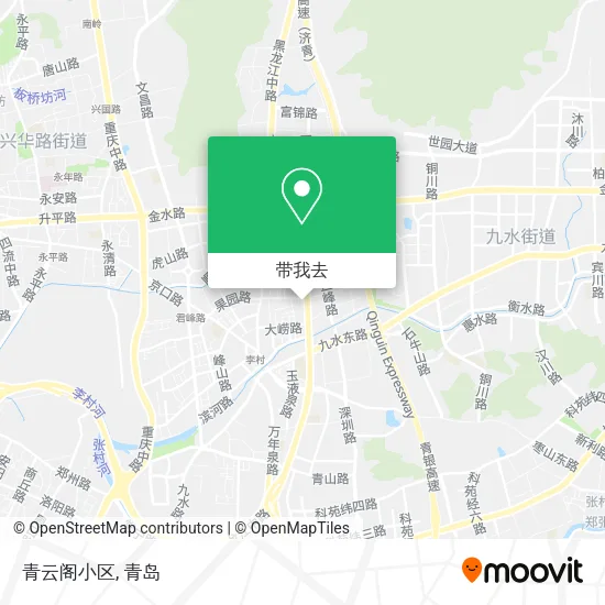 青云阁小区地图