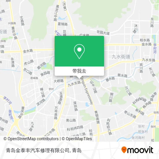 青岛金泰丰汽车修理有限公司地图