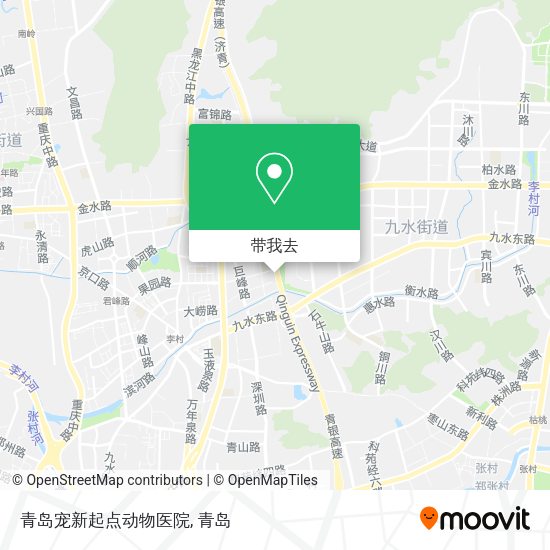 青岛宠新起点动物医院地图