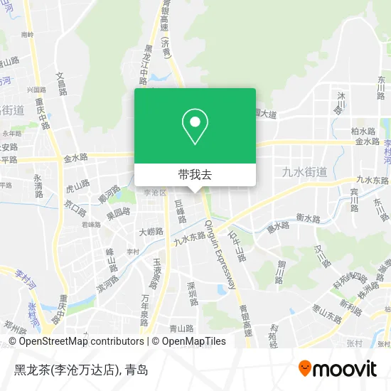 黑龙茶(李沧万达店)地图