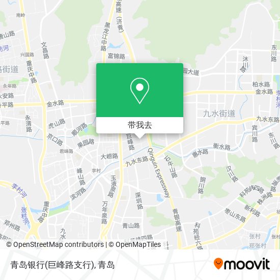 青岛银行(巨峰路支行)地图