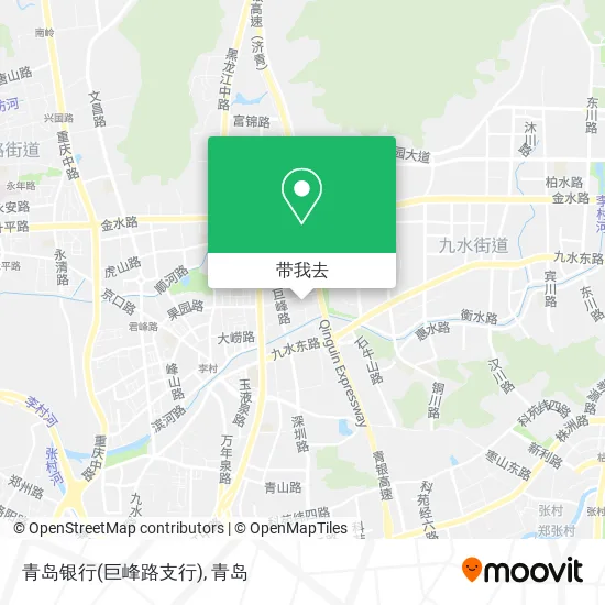 青岛银行(巨峰路支行)地图