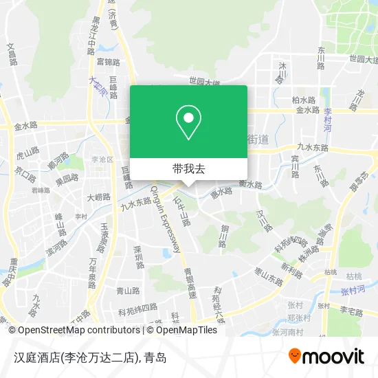 汉庭酒店(李沧万达二店)地图