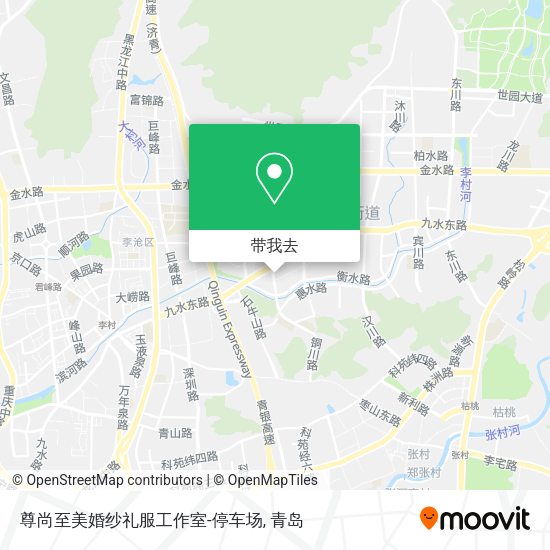 尊尚至美婚纱礼服工作室-停车场地图