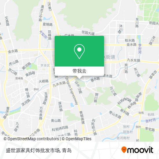 盛世源家具灯饰批发市场地图