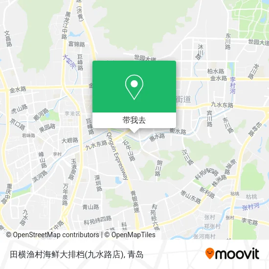 田横渔村海鲜大排档(九水路店)地图