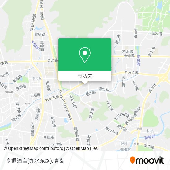 亨通酒店(九水东路)地图