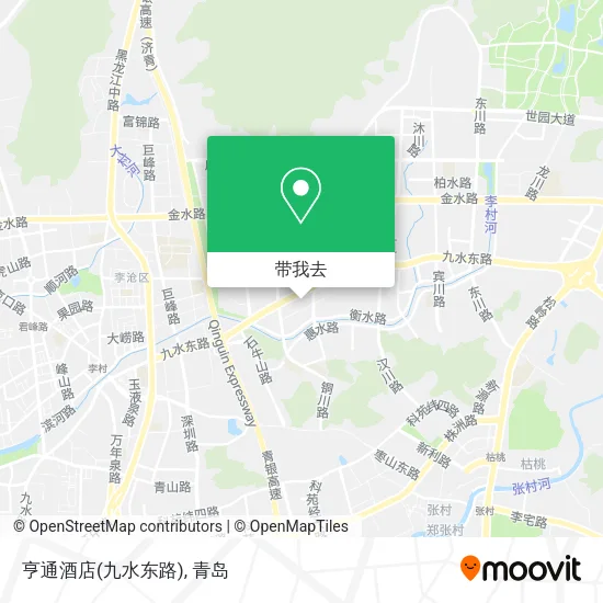 亨通酒店(九水东路)地图