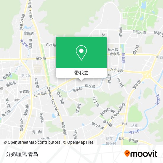 分奶咖店地图