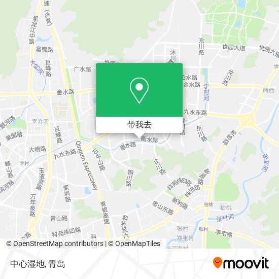 中心湿地地图
