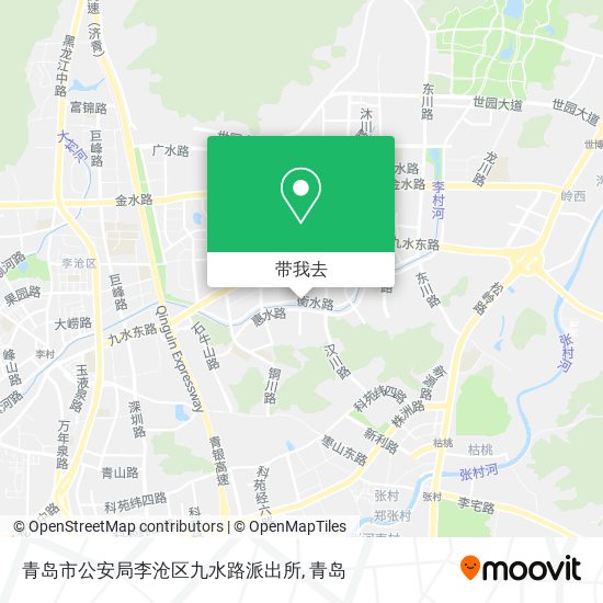 青岛市公安局李沧区九水路派出所地图