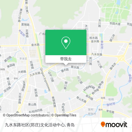 九水东路社区(郑庄)文化活动中心地图