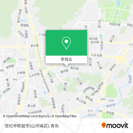 世纪华联超市(山河城店)地图