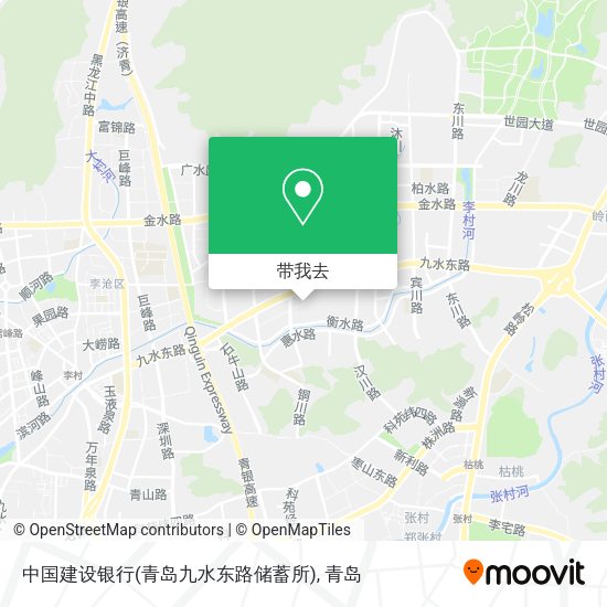 中国建设银行(青岛九水东路储蓄所)地图