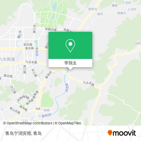 青岛宁润宾馆地图