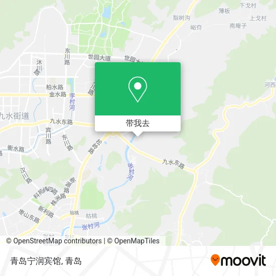 青岛宁润宾馆地图
