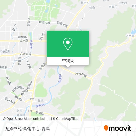 龙泽书苑-营销中心地图