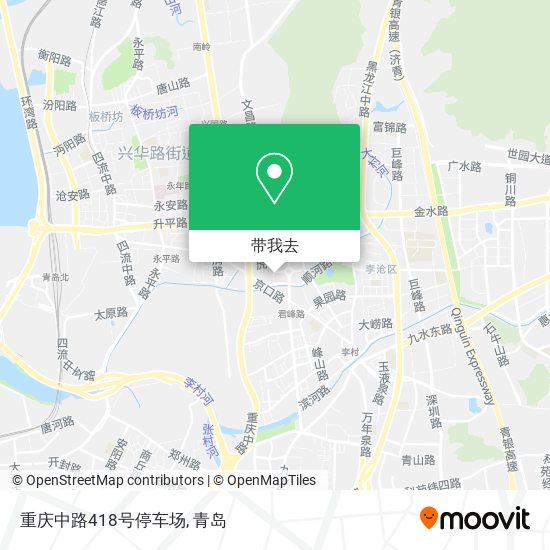 重庆中路418号停车场地图