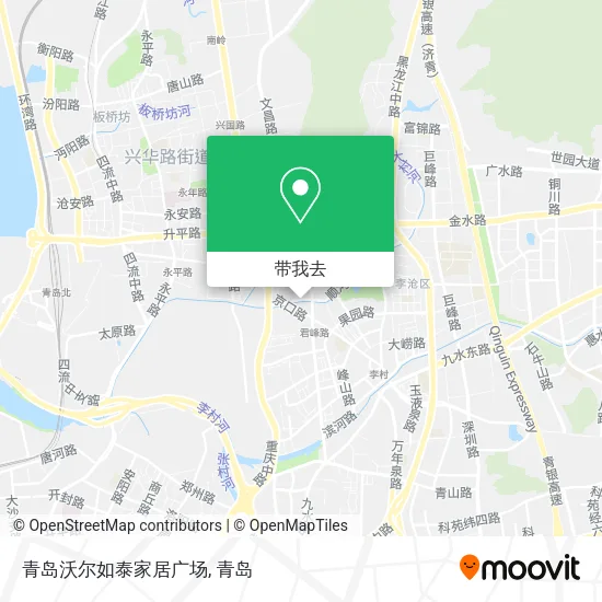 青岛沃尔如泰家居广场地图