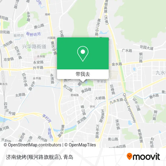 济南烧烤(顺河路旗舰店)地图