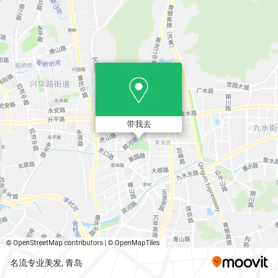 名流专业美发地图