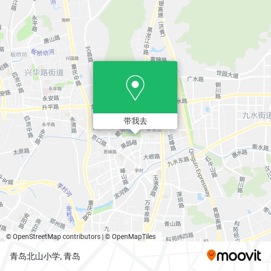 青岛北山小学地图