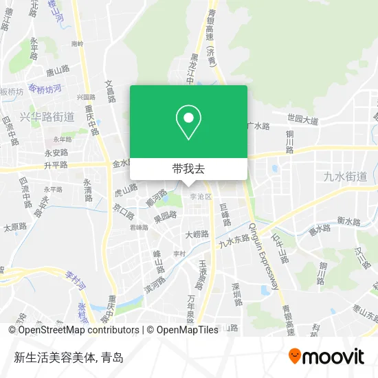 新生活美容美体地图