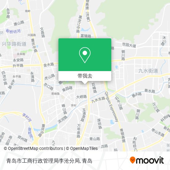 青岛市工商行政管理局李沧分局地图