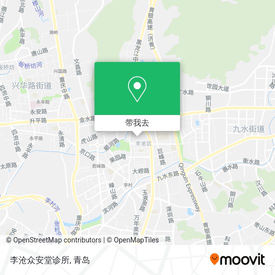 李沧众安堂诊所地图