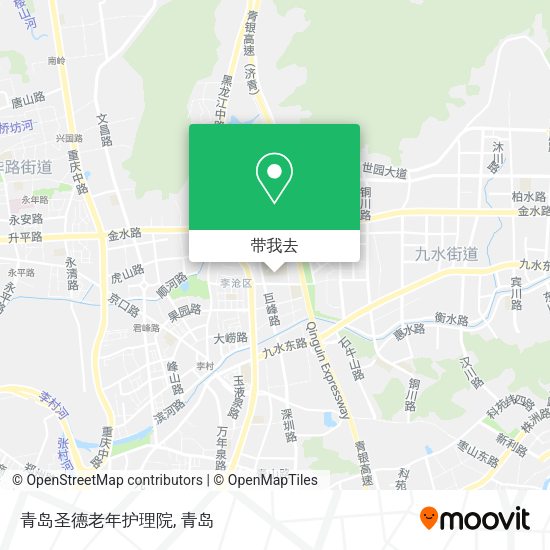 青岛圣德老年护理院地图