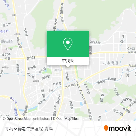 青岛圣德老年护理院地图