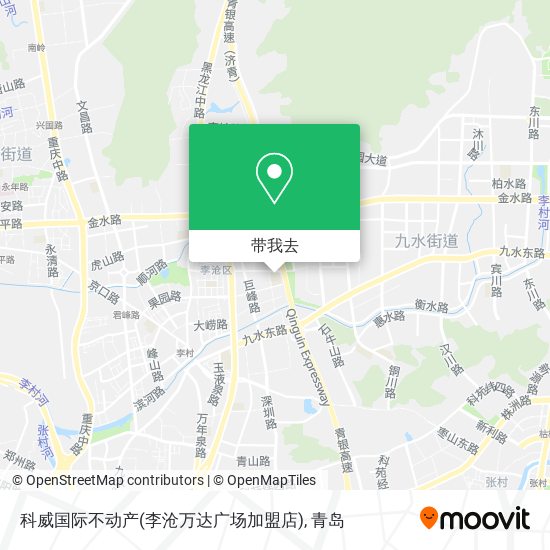 科威国际不动产(李沧万达广场加盟店)地图