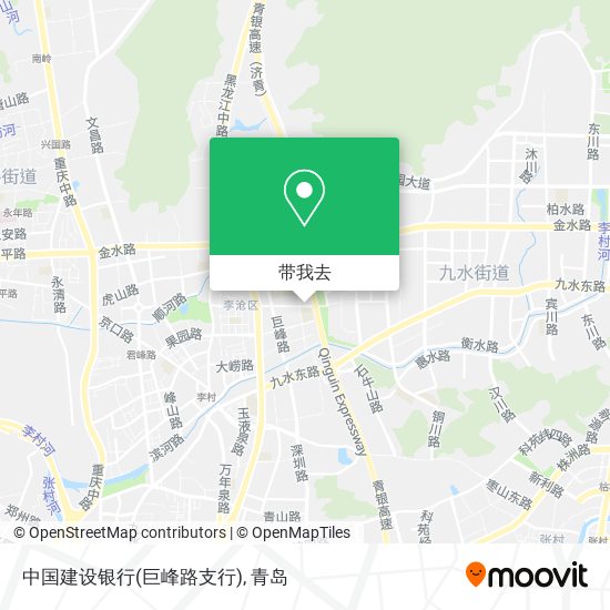 中国建设银行(巨峰路支行)地图
