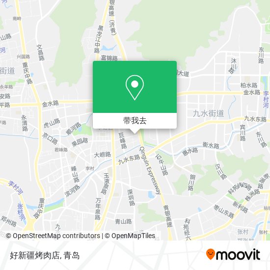 好新疆烤肉店地图
