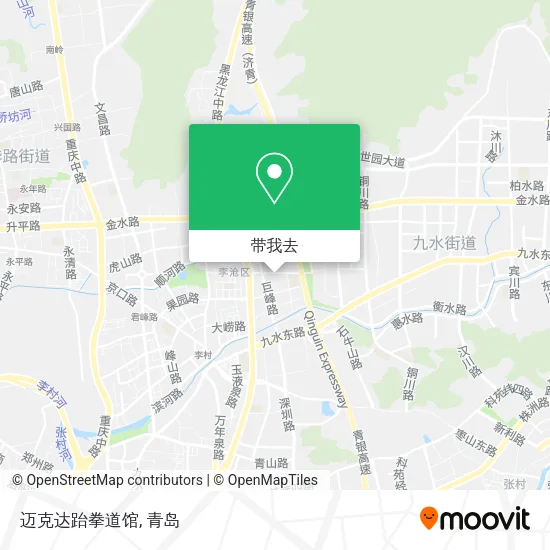 迈克达跆拳道馆地图
