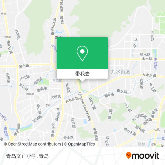 青岛文正小学地图