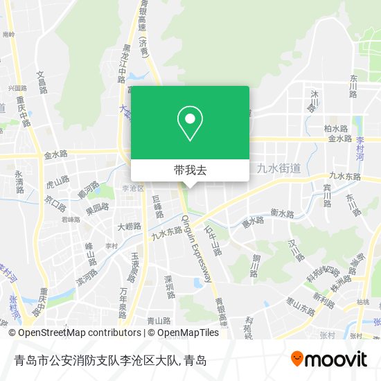 青岛市公安消防支队李沧区大队地图