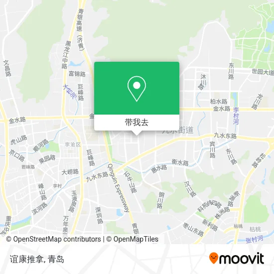 谊康推拿地图