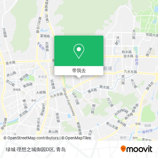 绿城·理想之城御园D区地图