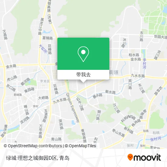 绿城·理想之城御园D区地图