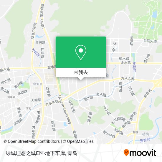 绿城理想之城E区-地下车库地图