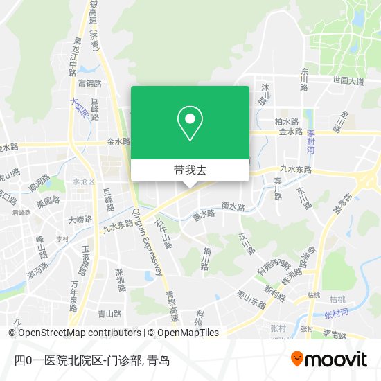 四0一医院北院区-门诊部地图