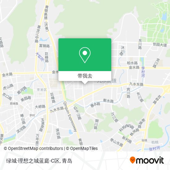 绿城·理想之城蓝庭-C区地图