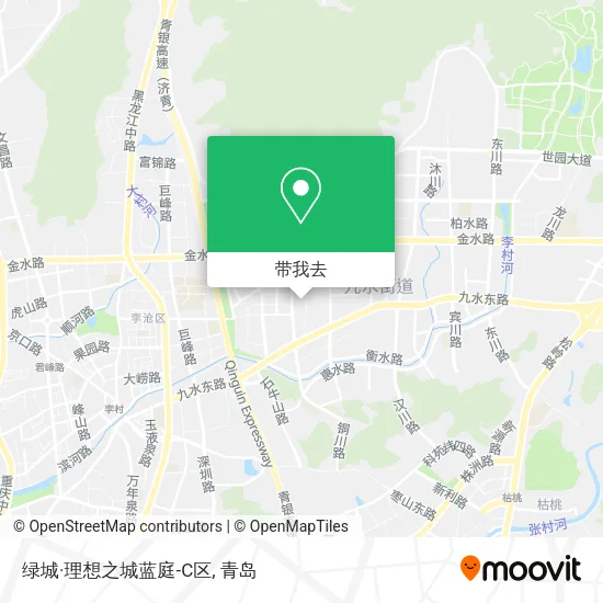 绿城·理想之城蓝庭-C区地图