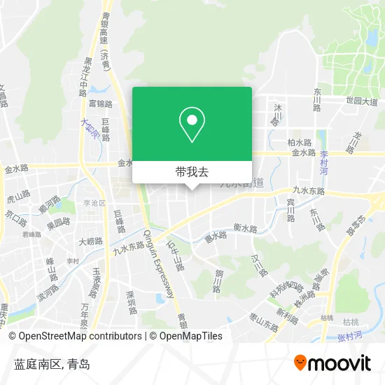 蓝庭南区地图