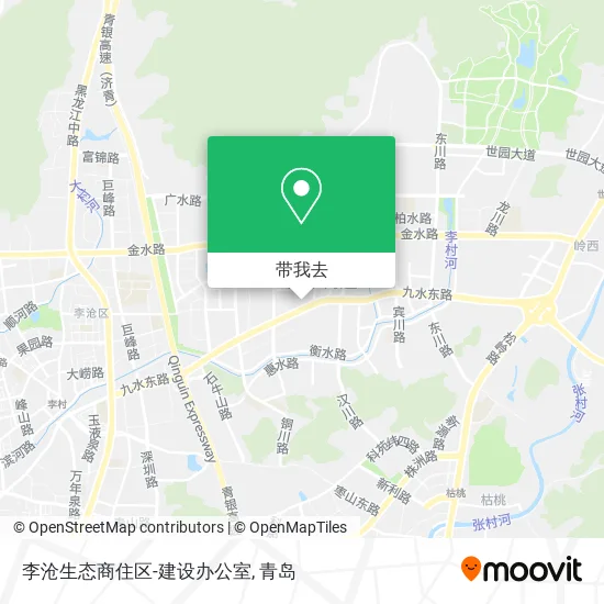 李沧生态商住区-建设办公室地图