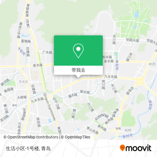 生活小区-1号楼地图