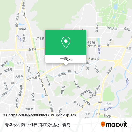 青岛农村商业银行(郑庄分理处)地图