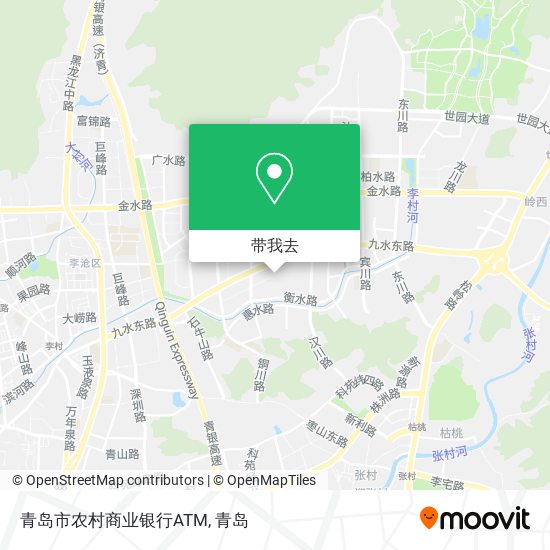 青岛市农村商业银行ATM地图