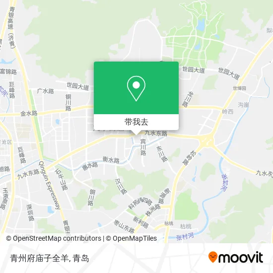 青州府庙子全羊地图